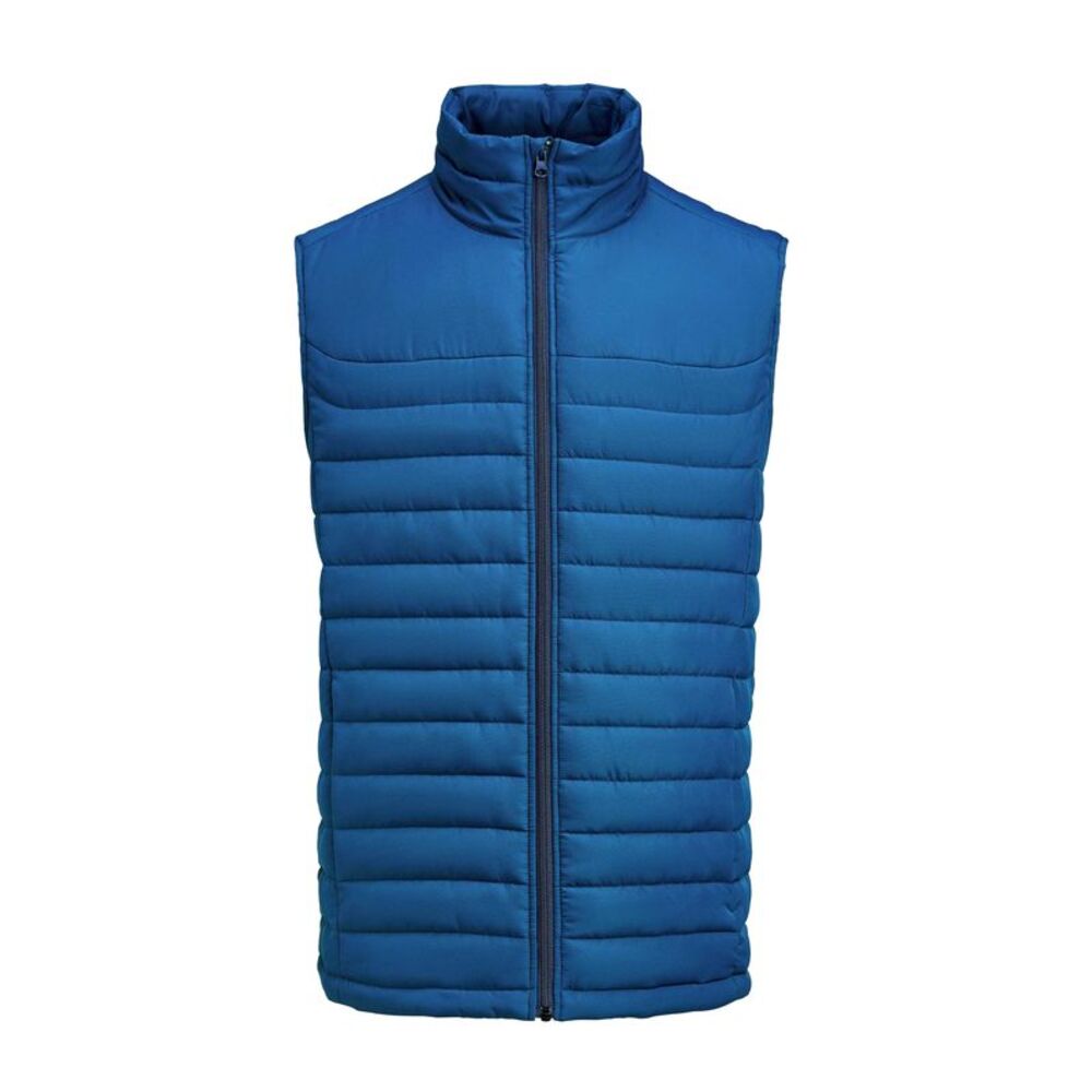 James Harvest Mens Arches Padded Vest / Blue